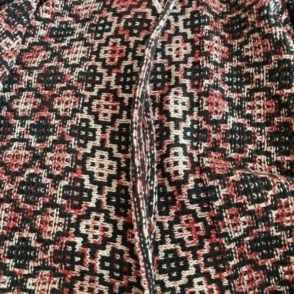 Free People Open Back 3 Snap Front Closure 75% Wool Knit Cardigan Sweater Medium - Picture 13 of 16